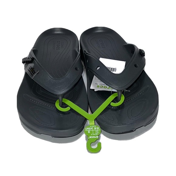 Crocs Classic All-Terrain Flip Flops Sandals 207712-0DA Men’s Size 11 main image 7